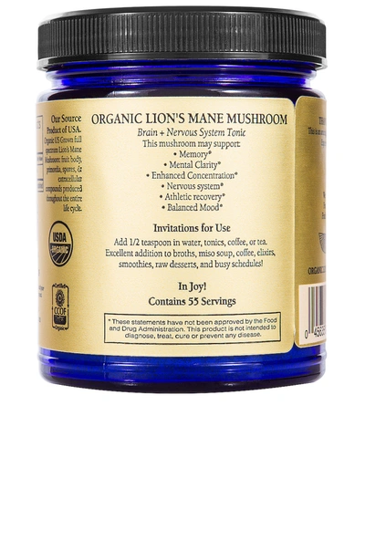 Sun Potion Organic Lions' Mane Mind Power Mushroom Powder In N,a