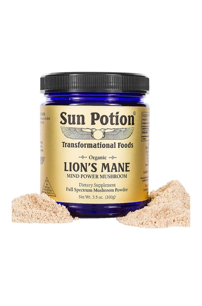 Sun Potion Organic Lions' Mane Mind Power Mushroom Powder In N,a