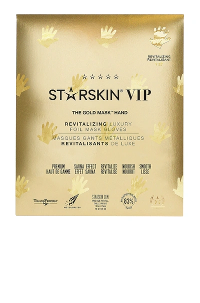 Shop Starskin Vip The Gold Hand Mask Gloves In N,a
