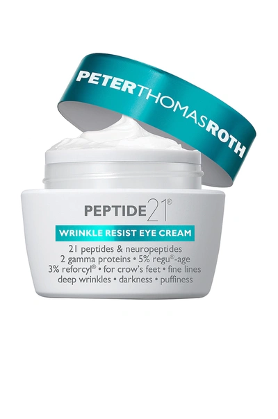 Shop Peter Thomas Roth Peptide 21 Wrinkle Resist Eye Cream In N,a