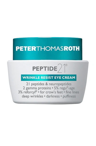 Shop Peter Thomas Roth Peptide 21 Wrinkle Resist Eye Cream In N,a