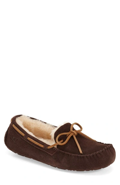 Shop Ugg Olsen Slipper In Espresso