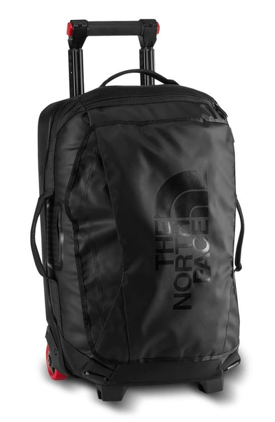 Shop The North Face Rolling Thunder 22-inch Wheeled Duffle Carry-on In Tnf Black