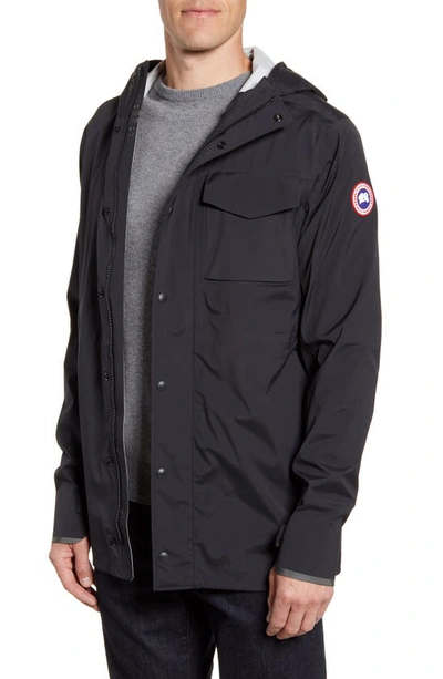 Shop Canada Goose Nanaimo Windproof/waterproof Jacket In Black