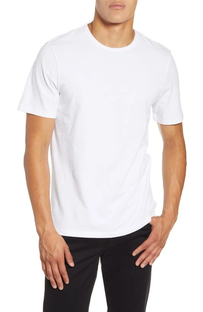Shop Vince Solid T-shirt In Optic White