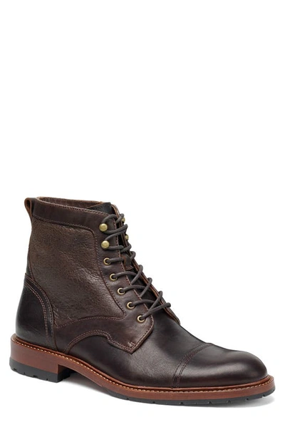 Trask Lawrence Cap Toe Boot In Espresso ModeSens