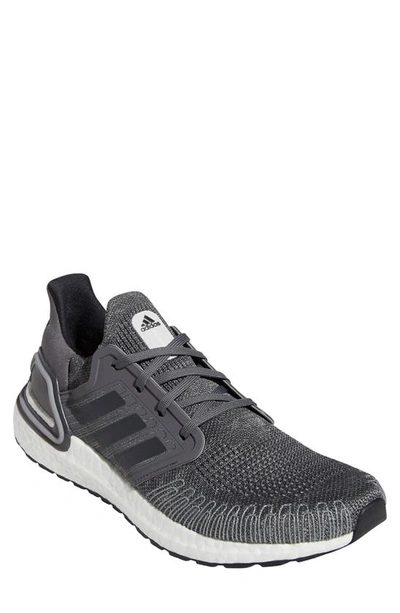 Shop Adidas Originals Ultraboost 20 Running Shoe In Grey Five/ White/ Grey