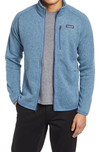 Shop Patagonia Better Sweater(r) Zip Jacket In Pigeon Blue