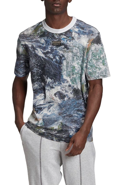 Adidas Originals Ryy One World Graphic Tee In Multicolor | ModeSens