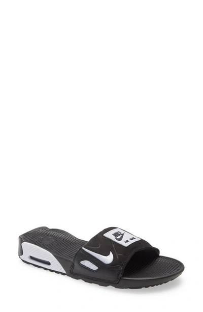 Shop Nike Air Max 90 Sport Slide In Black/white