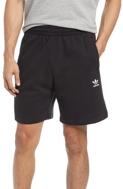 Shop Adidas Originals Essential Shorts In Black