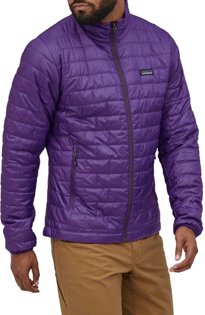 Shop Patagonia Nano Puff® Water Resistant Jacket In Purple