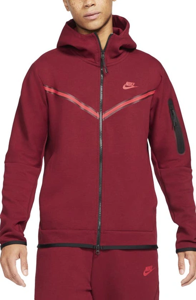 Nike Sportswear Tech Fleece Full-Zip Hoodie University Red