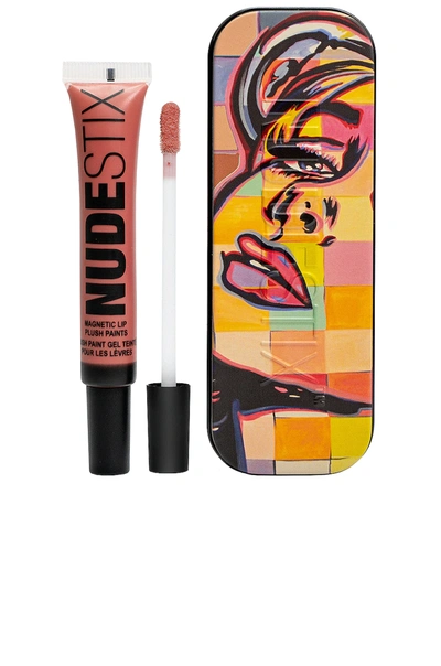 Shop Nudestix Magnetic Lip Plush Paint Stain In Waikiki Rose