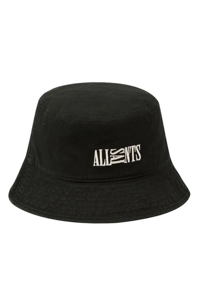 Shop Allsaints Oppose Bucket Hat In Black