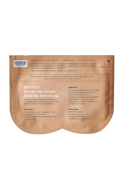 Shop Bawdy Squeeze It Butt Sheet Mask In N,a