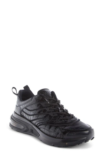 Shop Givenchy Giv 1 Leather Sneaker In Black
