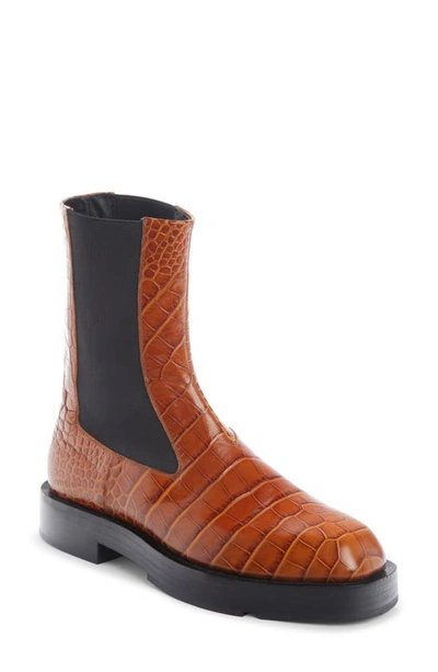 Shop Givenchy Show Chelsea Boot In Tan