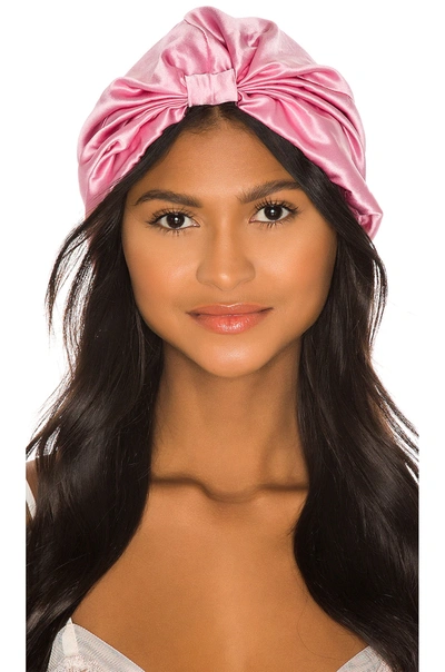 Shop Silke London Hair Wrap The Mila In Powder Pink