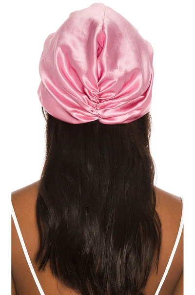 Shop Silke London Hair Wrap The Mila In Powder Pink