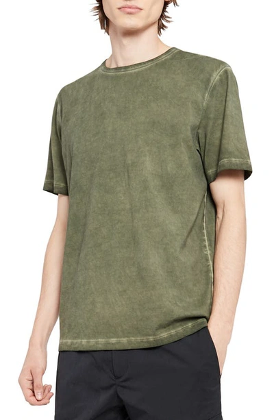 Shop Theory Precise Cold Dye T-shirt In Hunt