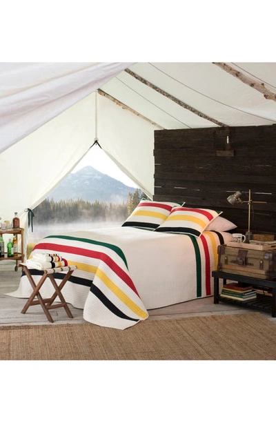 Shop Pendleton National Park Stripe Quilt & Sham Set In Multi