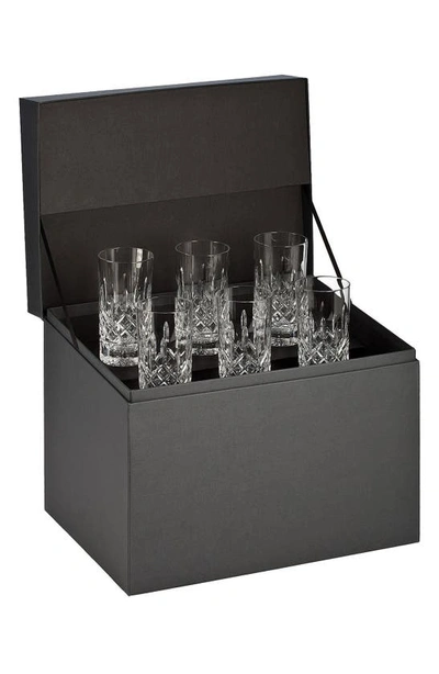 Shop Waterford Lismore Set Of 6 Lead Crystal Highball Glasses In Clear