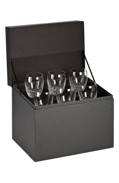 Shop Waterford Lismore Essence Set Of 6 Lead Crystal Double Old Fashioned Glasses In Clear