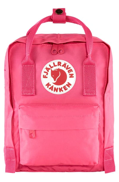 Shop Fjall Raven Mini Kånken Water Resistant Backpack In Flamingo Pink