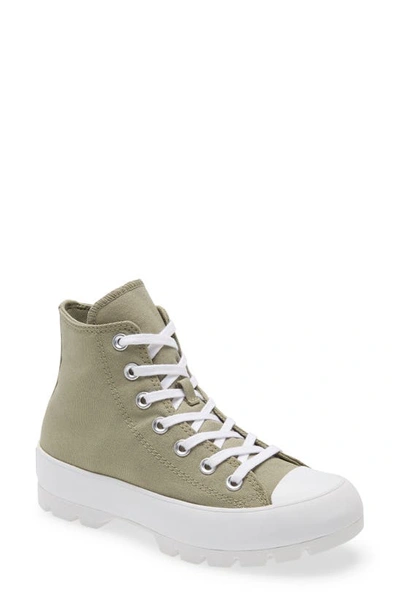 Shop Converse Chuck Taylor® All Star® Lugged Boot In Light Field Surplus/ White