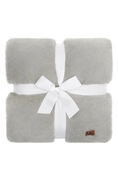 Shop Ugg Euphoria Throw Blanket In Seal