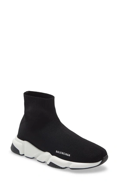 Shop Balenciaga Kids' Speed Sock Sneaker In Black