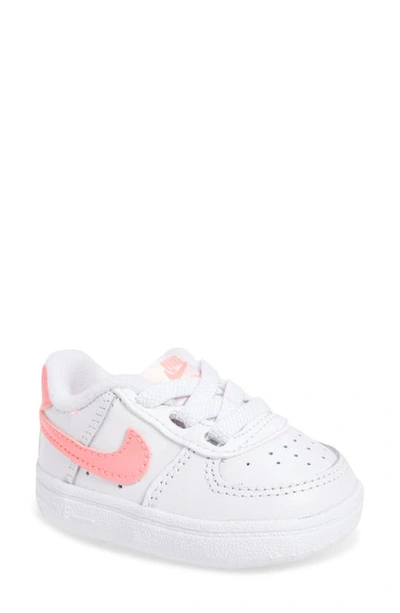 Shop Nike Air Force 1 Sneaker In White/ Sunset Pulse