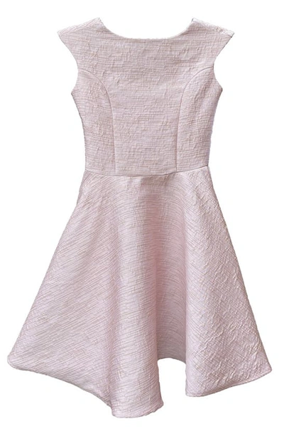 Shop Un Deux Trois Kids' Fit & Flare Dress In Pink