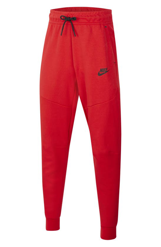 nike red and black pants