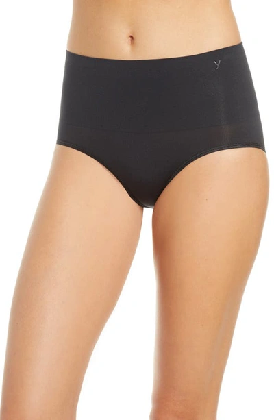 Shop Yummie By Heather Thomson Ultralight Seamless Shaping Briefs In Black