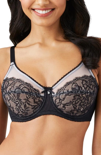 Wacoal Retro Chic Full-figure Underwire Bra 855186, Up To J Cup In