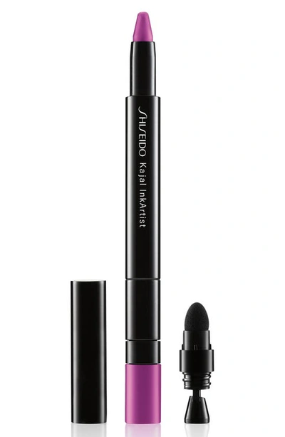 Shop Shiseido Kajal Inkartist Eyeshadow, Liner & Brow Pencil In Lilac Lotus