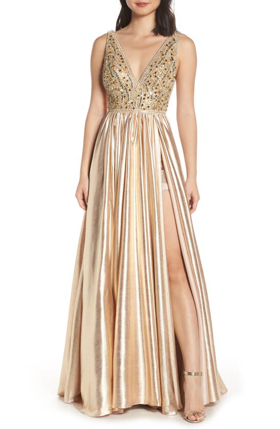mac duggal sequin romper