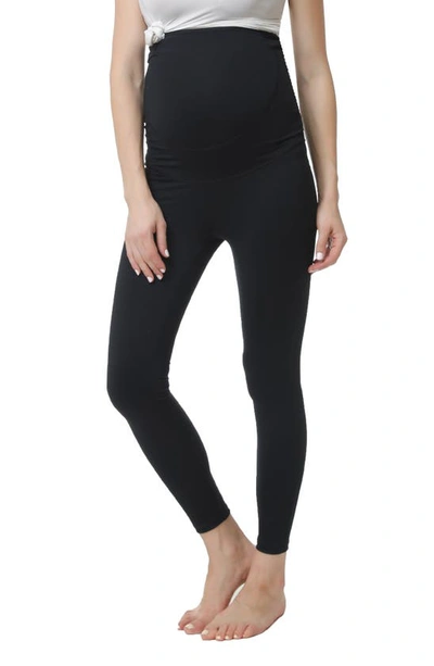 Shop Kimi And Kai Rae Belly Support Maternity Leggings In Black