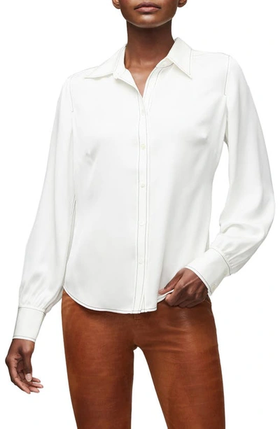 Shop Frame '70s Shirt In Blanc