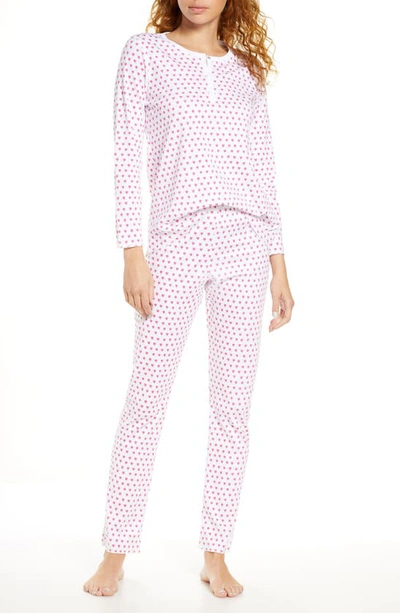 Shop Roller Rabbit Hearts Pajamas In Pink
