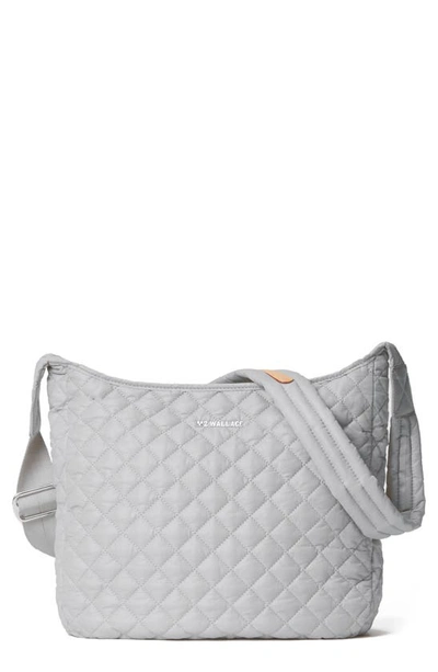 Shop Mz Wallace Parker Crossbody Bag In Fog