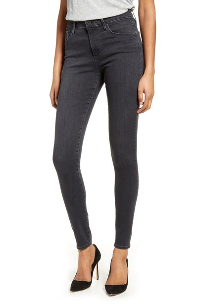 Shop Ag The Farrah High Waist Ankle Skinny Jeans In Pressure