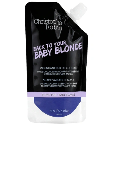 Shop Christophe Robin Travel Shade Variation Care Mask In Baby Blonde