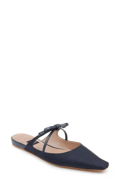 Shop Zac Zac Posen Valencia Mule In Navy Fabric