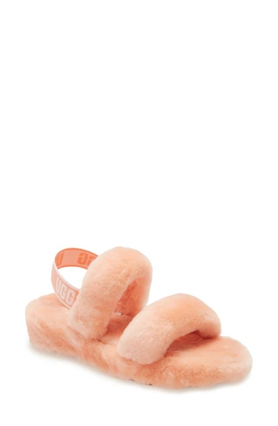 Shop Ugg Oh Yeah Slingback Slipper In Beverly Pink
