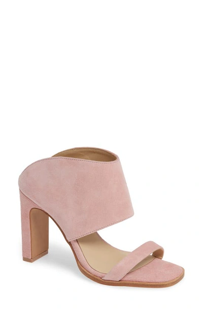 Shop 42 Gold Linx Slide Sandal In Pink Suede