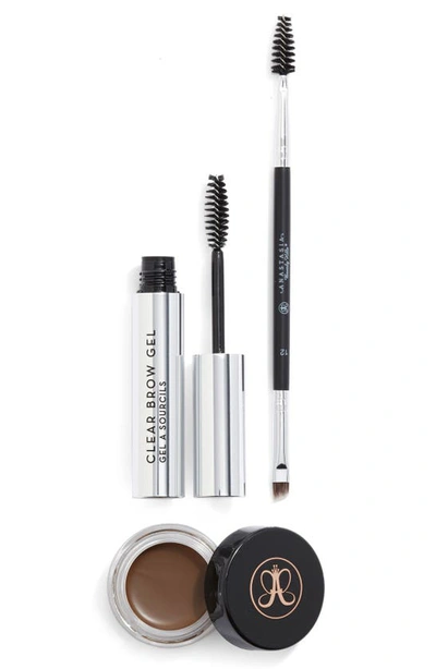 Shop Anastasia Beverly Hills 'brow Studio' Set In Dark Brown