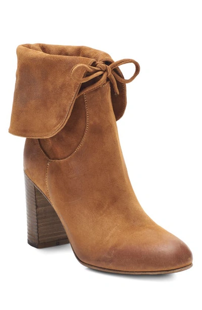 Shop Free People Mila Foldover Boot In Tan Suede